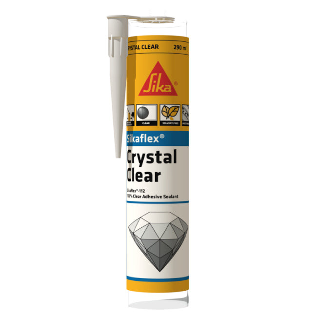 Sikaflex - 112 Crystal Clear 12 x 290ml Ctg