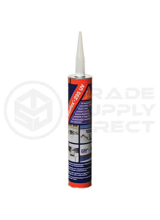 12 x Sika Sikaflex 295 UV Resistant Polyurethane Marine Glazing Adhesive Sealant 300ml